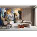 Ancient Greek Temple Ruins - AI Art Wall Mural for Contemporary Interiors