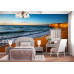 Coastal Majesty - AI Art Wall Mural for Contemporary Interiors