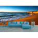 Coastal Majesty - AI Art Wall Mural for Contemporary Interiors