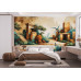 Mystical Ancient Ruins - AI Art Wall Mural for Contemporary Interiors