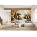 Mystical Ancient Ruins - AI Art Wall Mural for Contemporary Interiors
