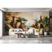 Mystical Ancient Ruins - AI Art Wall Mural for Contemporary Interiors