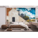 Greek Town - AI Art Wall Mural for Contemporary Interiors Greek Town - AI Art Wall Mural for Contemporary Interiors