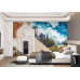Greek Town - AI Art Wall Mural for Contemporary Interiors Greek Town - AI Art Wall Mural for Contemporary Interiors