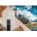Greek Town - AI Art Wall Mural for Contemporary Interiors Greek Town - AI Art Wall Mural for Contemporary Interiors