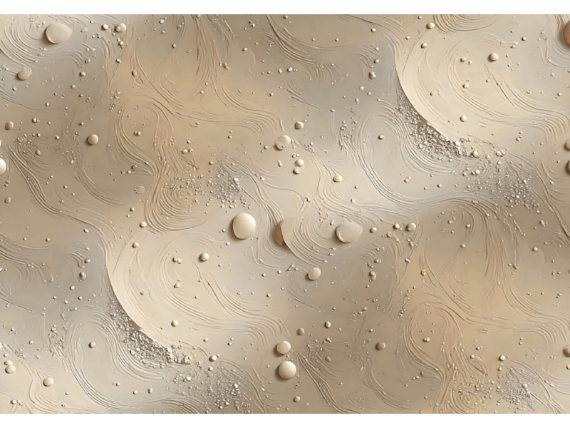 Subtle Soft Color Abstract Desert - Minimalist AI Wall Mural