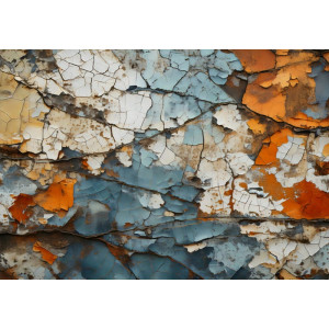 Rust and Reverie - AI Art Wall Mural for Contemporary Interiors | Wall4Soul