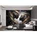 Cosmic Love Star Romance - Celestial AI Wall Mural