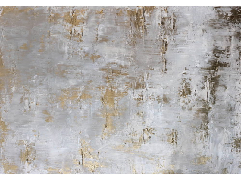 Gilded Harmony Abstract - Modern Wall Mural Inspired by Petitto Art