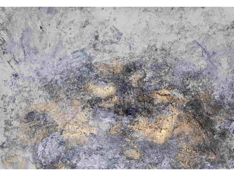 Golden Harmony Abstract - Modern Wall Mural Inspired by Petitto Art