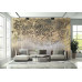 Golden Whimsy Metallic - Modern Wall Mural Inspired by Petitto Art