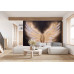 Golden Wings Abstract - Modern Wall Mural Inspired by Petitto Art