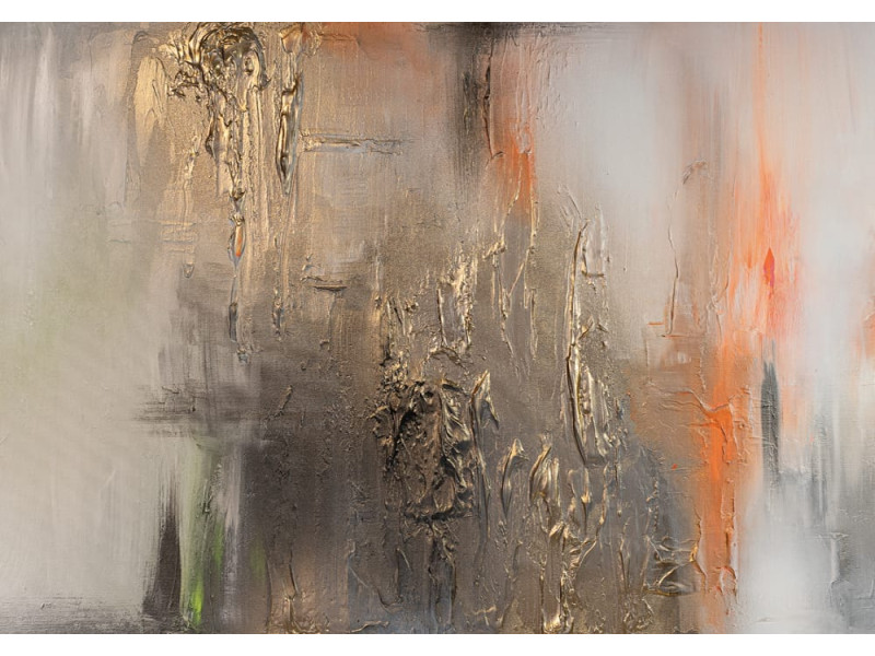 Copper Frost Abstract Mural - Modern Wall Mural Inspired by Petitto Art Copper Frost Abstract Mural - Modern Wall Mural Inspired by Petitto Art