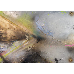 Metallic Shards Abstract Mural - Modern Wall Mural Inspired by Petitto Art