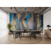 Celestial Veil Abstract Mural - Modern Wall Mural Inspired by Petitto Art