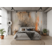 Copper Frost Abstract Mural - Modern Wall Mural Inspired by Petitto Art Copper Frost Abstract Mural - Modern Wall Mural Inspired by Petitto Art