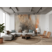Copper Frost Abstract Mural - Modern Wall Mural Inspired by Petitto Art Copper Frost Abstract Mural - Modern Wall Mural Inspired by Petitto Art