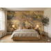 Gilded Earthscape - Modern Wall Mural Inspired by Petitto Art