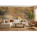 Gilded Earthscape - Modern Wall Mural Inspired by Petitto Art