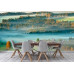 Mountain Sunrise in Czechia - Classic Wall Mural for Modern Interiors Mountain Sunrise in Czechia - Classic Wall Mural for Modern Interiors