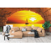 Sailing Boat at Sunset - Classic Wall Mural for Modern Interiors