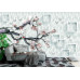3D Ender Flower & Tree Branch - Classic Wall Mural for Modern Interiors