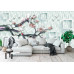 3D Ender Flower & Tree Branch - Classic Wall Mural for Modern Interiors