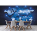Digital World Map - Classic Wall Mural for Modern Interiors