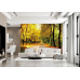 Autumn Park Pathway - Classic Wall Mural for Modern Interiors Autumn Park Pathway - Classic Wall Mural for Modern Interiors