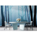 Misty Woods with Deer - Classic Wall Mural for Modern Interiors