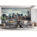 New York Skyline & Brooklyn Bridge - Classic Wall Mural for Modern Interiors