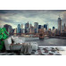 New York Skyline & Brooklyn Bridge - Classic Wall Mural for Modern Interiors