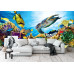 Coral Reef with Fishes & Sea Turtle - Classic Wall Mural for Modern Interiors
