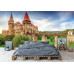 Corvin Castle with Bridge & Cascades - Classic Wall Mural for Modern Interiors