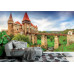 Corvin Castle with Bridge & Cascades - Classic Wall Mural for Modern Interiors