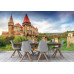 Corvin Castle with Bridge & Cascades - Classic Wall Mural for Modern Interiors