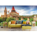 Corvin Castle with Bridge & Cascades - Classic Wall Mural for Modern Interiors