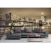 Brooklyn Bridge & Manhattan Skyline at Dusk - Classic Wall Mural for Modern Interiors