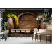 Vintage Wine Cellar with Barrels - Classic Wall Mural for Modern Interiors