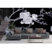 Sakura Branch & Butterflies - Classic Wall Mural for Modern Interiors