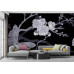 Sakura Branch & Butterflies - Classic Wall Mural for Modern Interiors