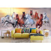 Horses Gallop at Sunset - Classic Wall Mural for Modern Interiors