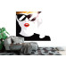 Fashion Girl with Sunglasses - Classic Wall Mural for Modern Interiors