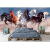 Horse Herd in Desert Dust Storm - Classic Wall Mural for Modern Interiors