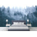 Misty Mountain Landscape - Classic Wall Mural for Modern Interiors