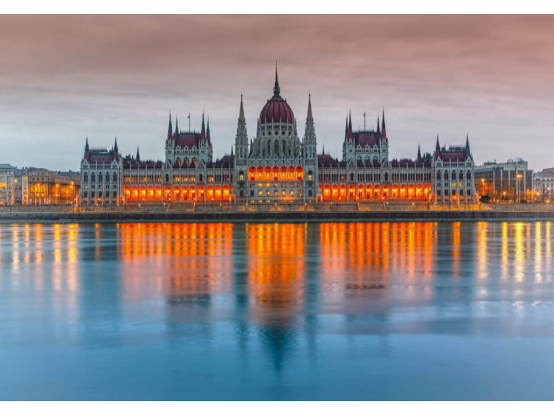 Budapest Parliament Building - Classic Wall Mural for Modern Interiors