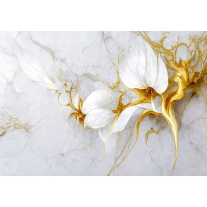 Liquid Marble & Agate Ripples - Classic Wall Mural for Modern Interiors