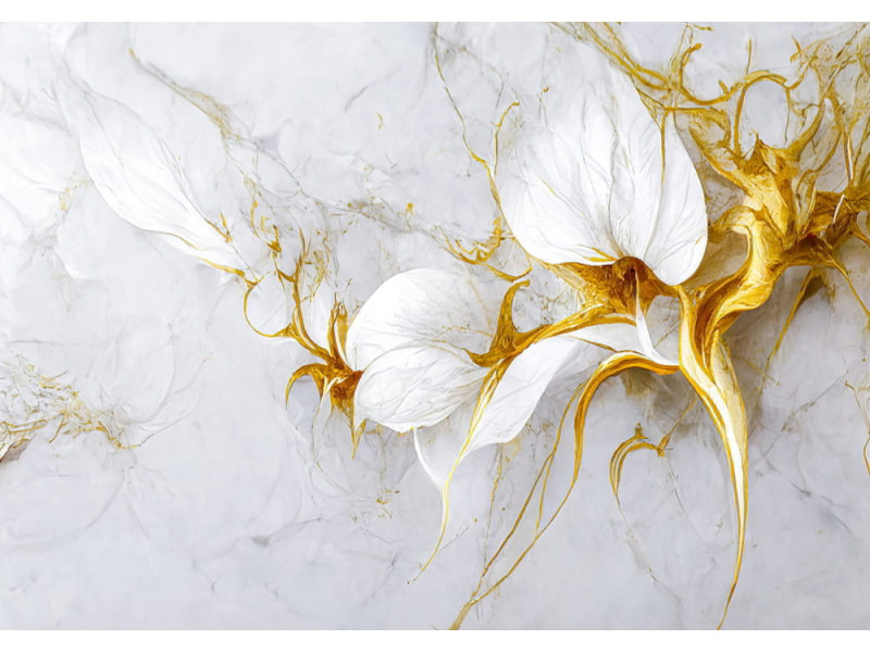 Liquid Marble & Agate Ripples - Classic Wall Mural for Modern Interiors