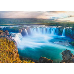 Godafoss Waterfall - Classic Wall Mural for Modern Interiors | Wall4Soul
