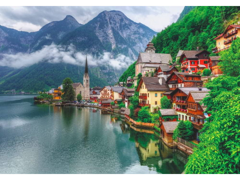 Hallstatt Village - Classic Wall Mural for Modern Interiors